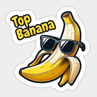 Top Banana Sticker